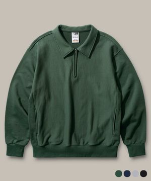 MTOR 디버스위브 카라 맨투맨 다크그린 SJMT1558