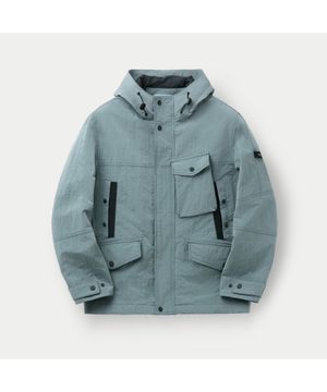 다잉 후디 중기장 점퍼 SAUAS26111GRX