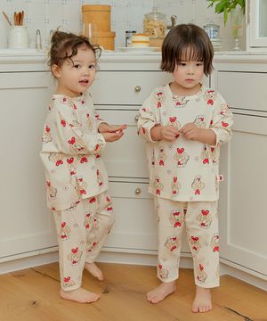 베리퍼피 코튼모달 루루핏 실내복