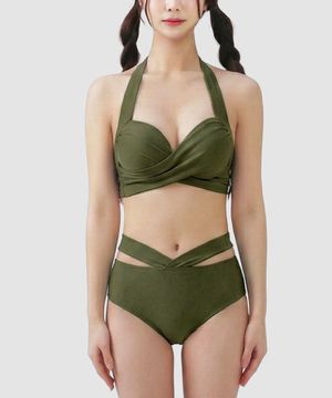 볼륨이 사는 스타일 X 비키니_올리브