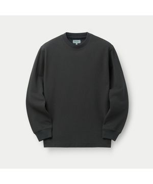 코튼 라운드 긴팔 티셔츠 SATAS26211CHX