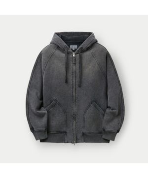 (SET UP) 미네랄 워싱 후디 집업 SATAS26001CHX