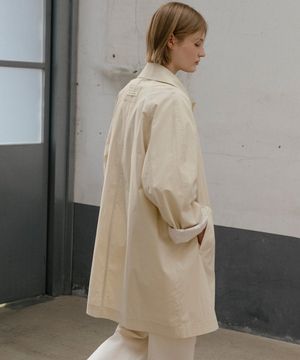 Basic half trench coat [TISP06CT01]_Butter