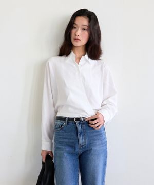 Cross-Wrap Blouse (Ivory)