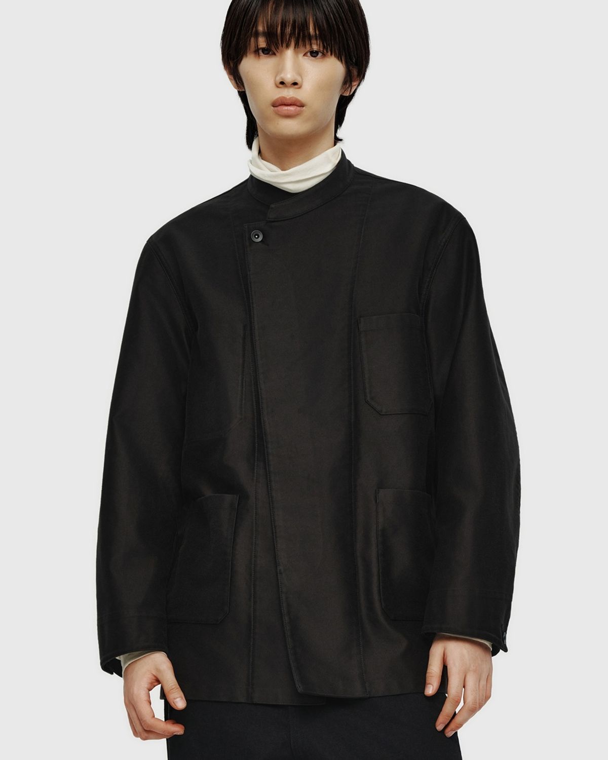 유스(YOUTH) Moleskin French Work Jacket - Black