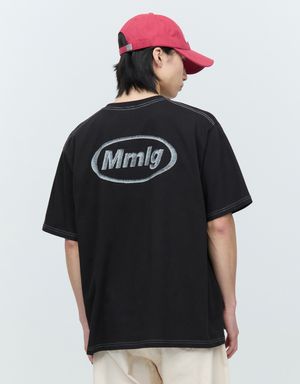 CONTRAST STITCH HF-T (EVERY BLACK)