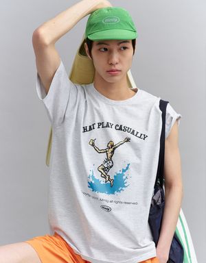 JUMP IN SUMMER HF-T (ASH GREY)