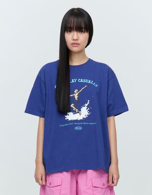 JUMP IN SUMMER HF-T (MIDNIGHT BLUE)