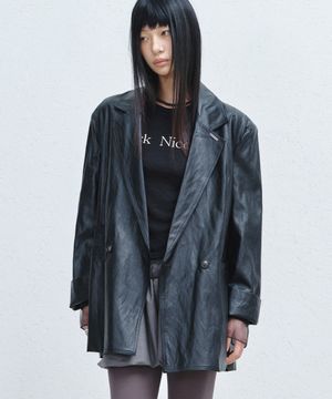 DOUBLE TAILORED JACKET_BLACK