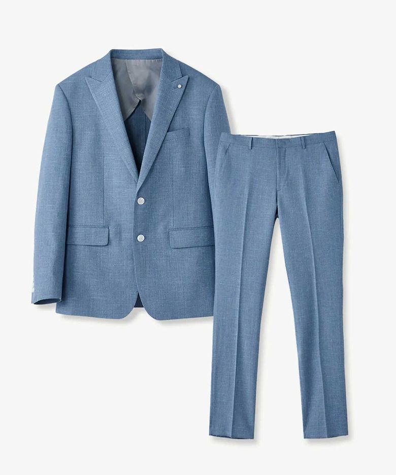 [여름수트]ITALY MARLANE 린넨 혼방 수트 세트_블루 (클래식핏)_SSJVB94SET