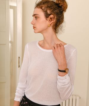 레이스골지스퀘어티셔츠 (YZTS2512120)