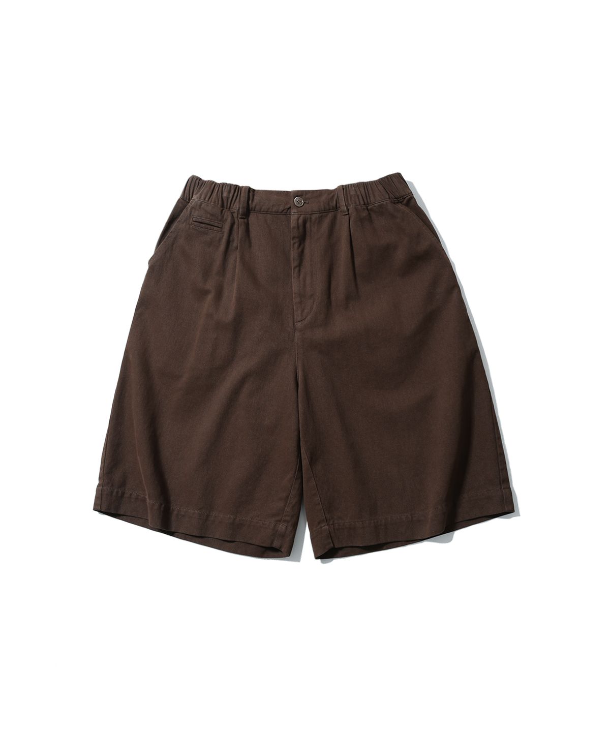 앵글런(ANGLAN) Proper Chino Half Pants - Brown