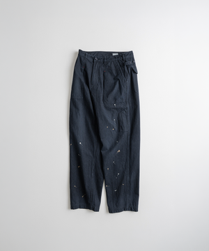 USED HEMMED MIL PANTS d.navy