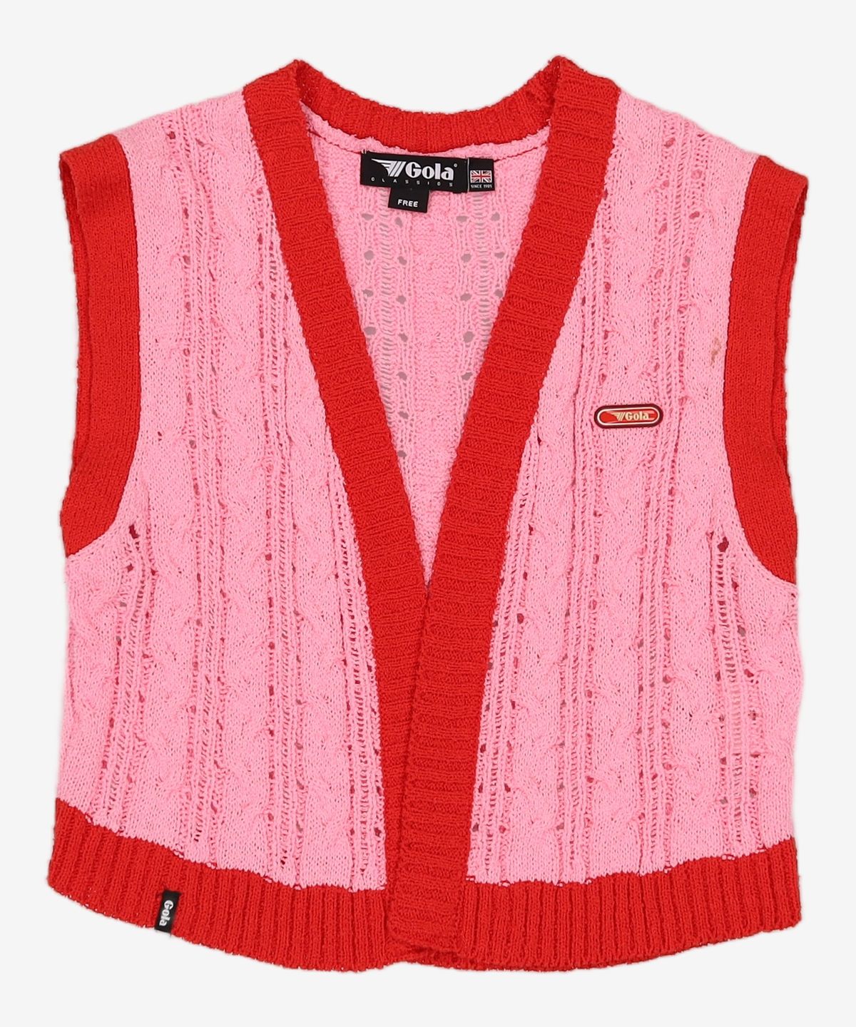 골라(GOLA) W 부클 니트 베스트 W BOUCLE KNIT VEST FREE