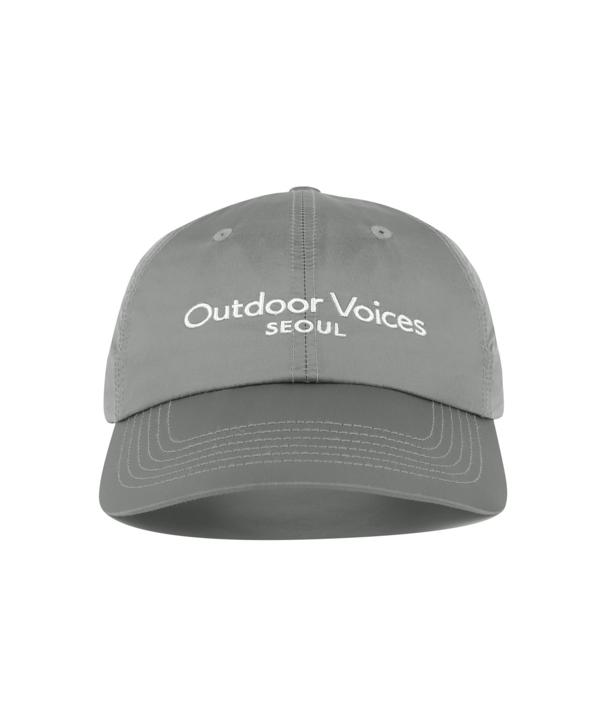 아웃도어 보이스(OUTDOOR VOICES) SEOUL EXCLUSIVE NYLON CAP (CHARCOAL)
