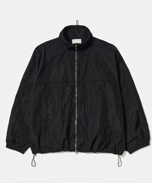 라인 파이핑 윈드브레이커 (블랙