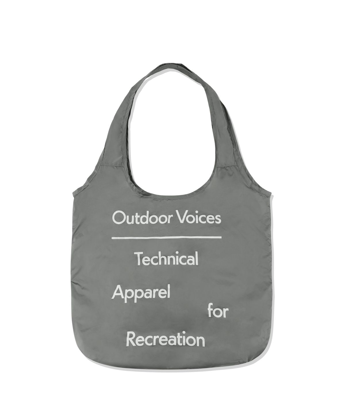 아웃도어 보이스(OUTDOOR VOICES) SEOUL EXCLUSIVE NYLON TOTE BAG (CHARCOAL)