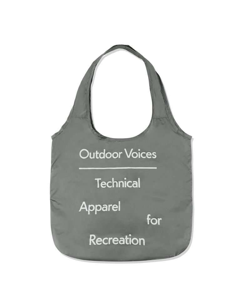 SEOUL EXCLUSIVE NYLON TOTE BAG (CHARCOAL)