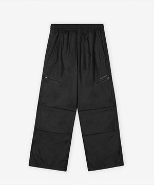 NBNTG2W422 / WOMEN 204 경량 우븐 와이드팬츠 (GLOSSY BLACK)