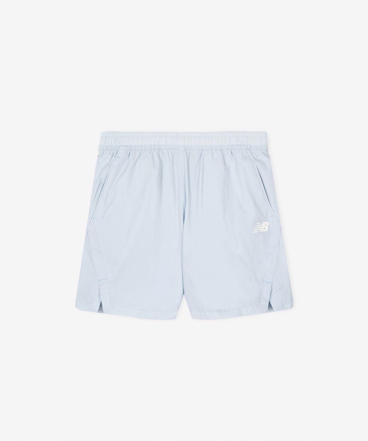 뉴발란스(NEW BALANCE) NBNVG2W412 / WOMEN 에센셜 경량 우븐 4부 쇼츠 (L/BLUE)