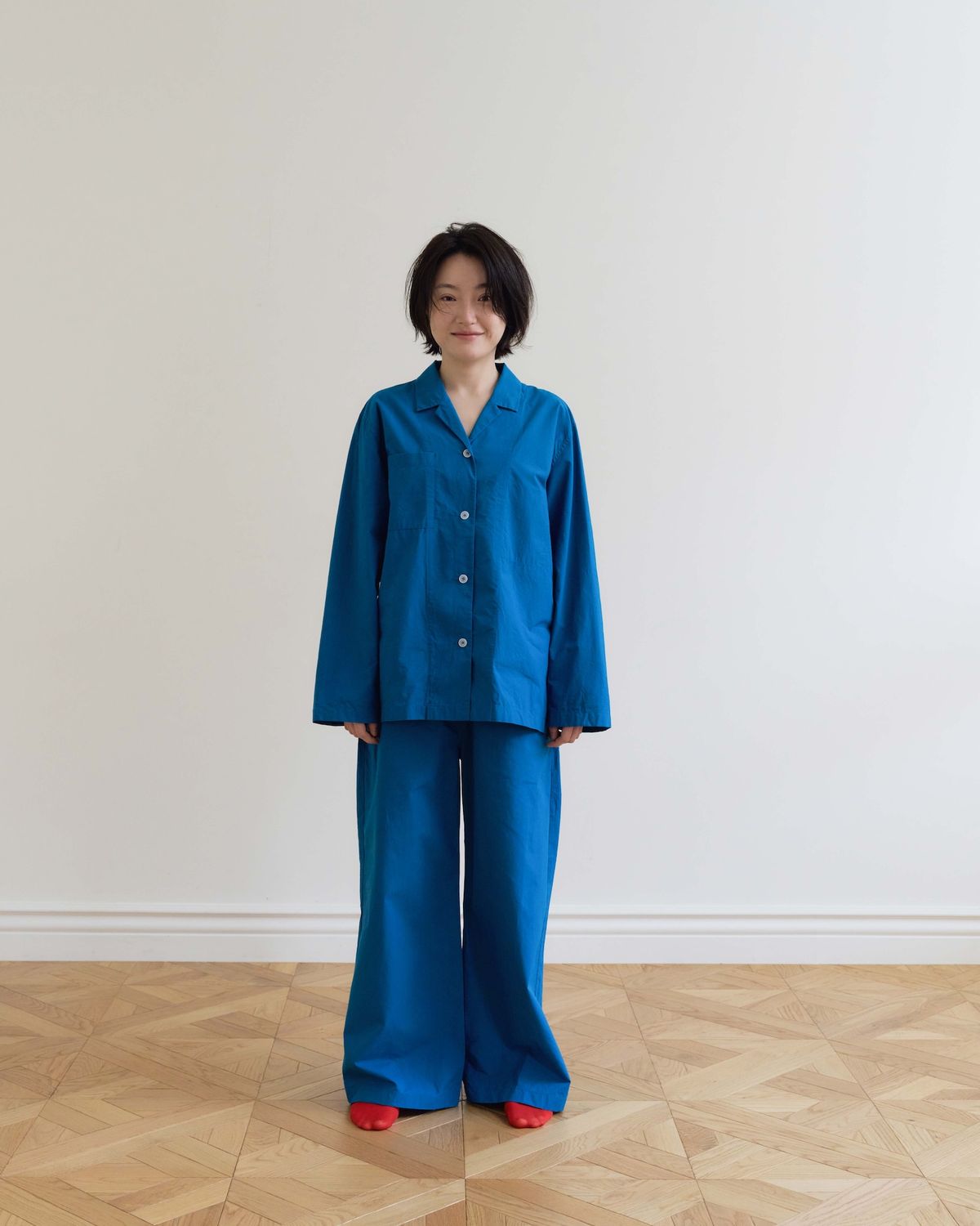모잉모잉(MOIN MOIN) Long daily pajamas set, Night sea