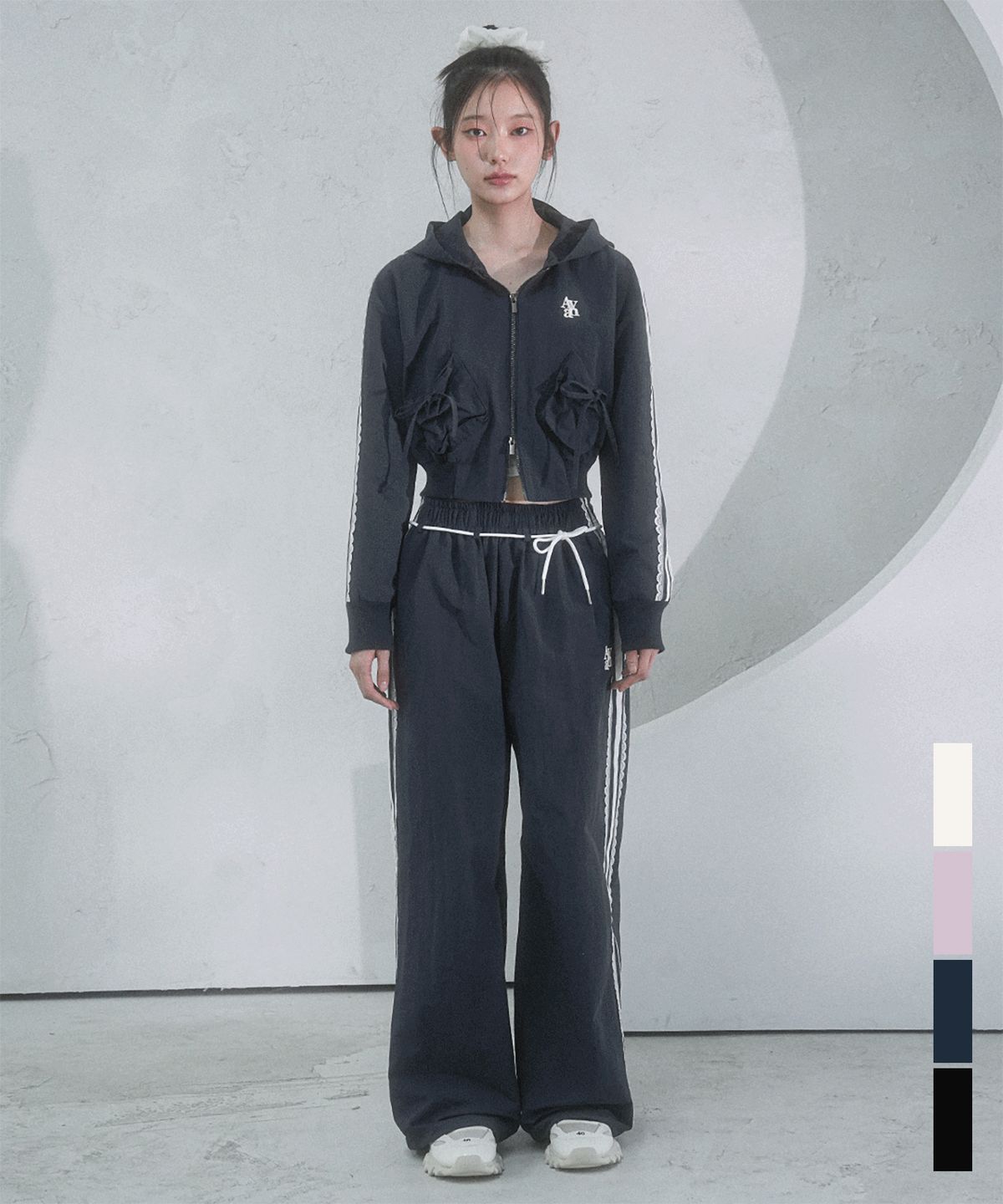 어반드레스(AVANDRESS) [SET] Race Line Wind Jumper + Race Line Pants