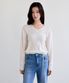 Soft Collared Knit Sweater (Ivory)