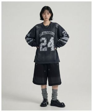 리버스 워싱 버뮤다 팬츠