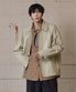 버티컬 라인 자켓 베이지