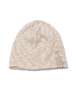 Button Turban Beanie(IVORY)