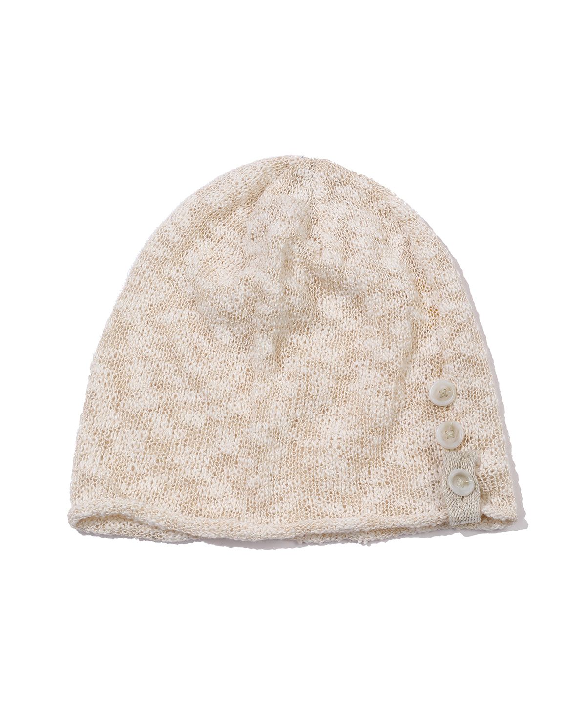 메인부스(MAINBOOTH) Button Turban Beanie(IVORY)