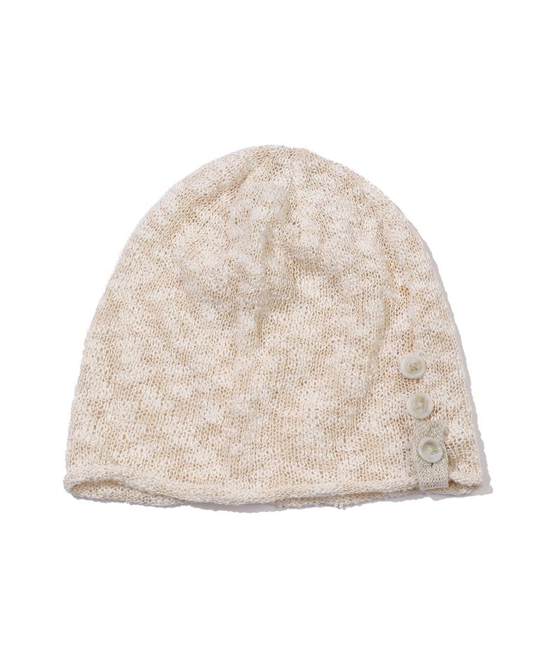 Button Turban Beanie(IVORY)