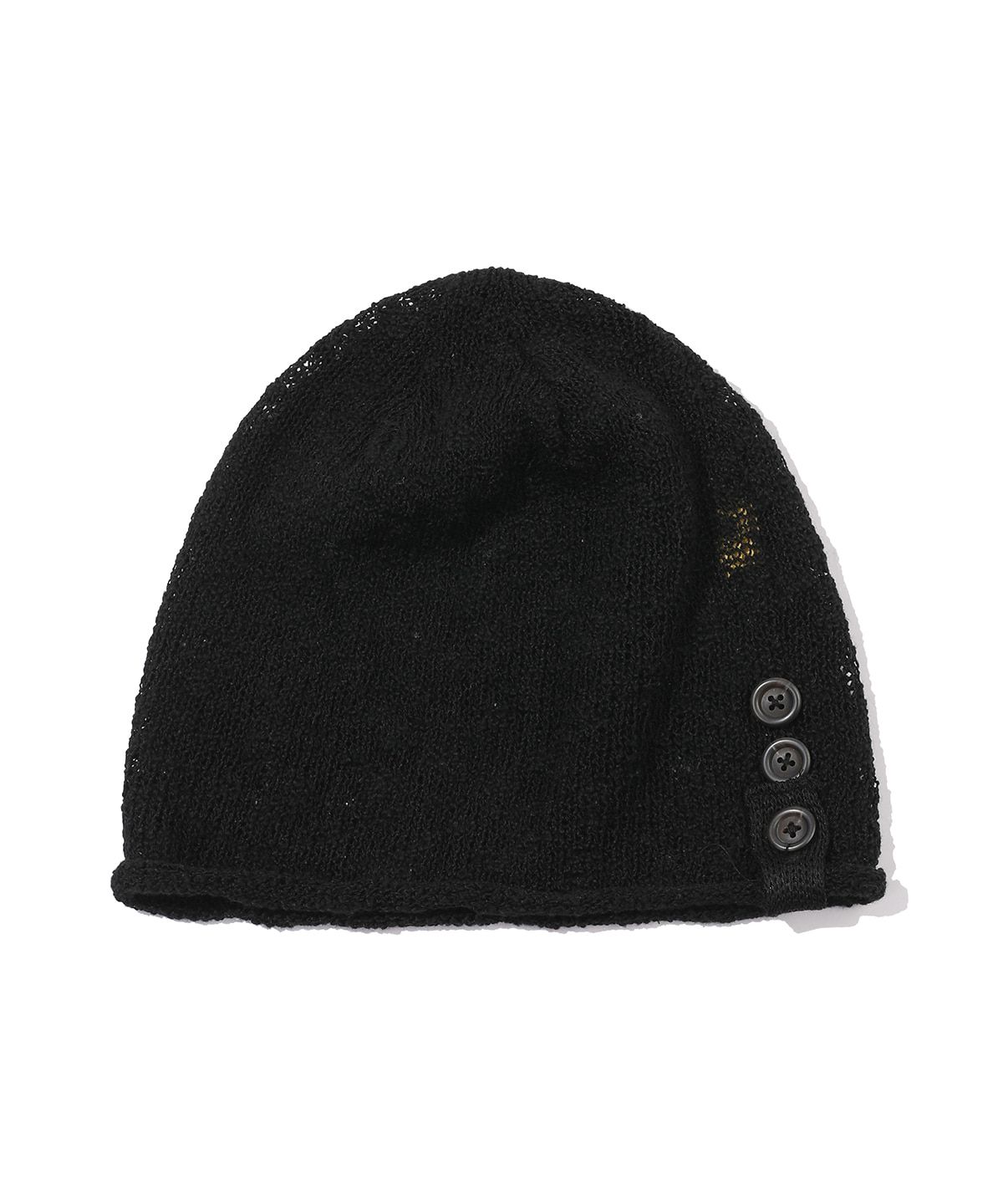 메인부스(MAINBOOTH) Button Turban Beanie(BLACK)