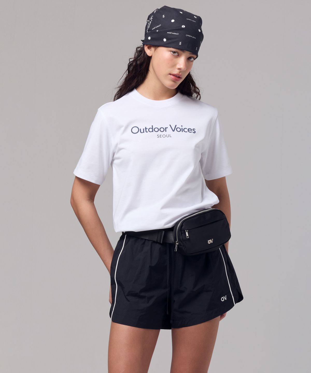 아웃도어 보이스(OUTDOOR VOICES) AirCorePro™ SEOUL EXCLUSIVE TEE (WHITE)