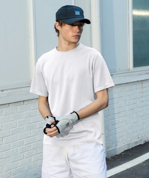 UNI 쿨 COOL 메쉬 냉감 통기성 기능성 반팔티셔츠 화이트