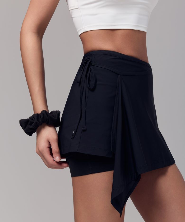 (W)DRY FLEX COVER-UP SKIRT (BLACK)