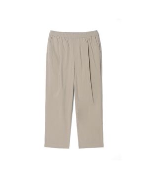 남성 풀밴딩 루즈 테이퍼드 팬츠 (DK-BEIGE) (HC5LP46)