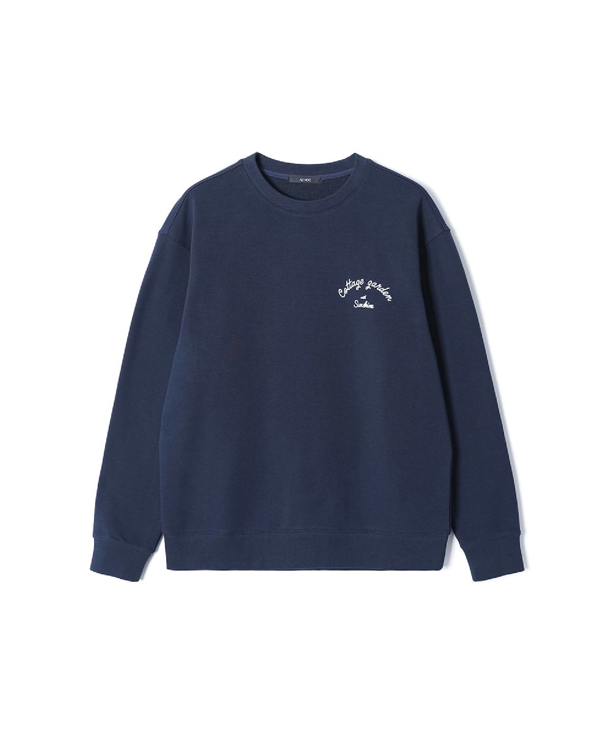 애드호크(ADHOC) 남성 쭈리 베이직 원포인트 아트웍 스웻셔츠 (NAVY) (HC2LTA1)