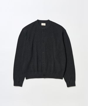 미니멀 핑거홀 가디건 (차콜