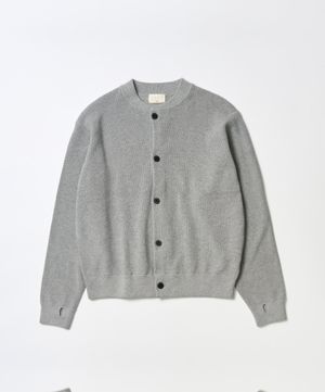 미니멀 핑거홀 가디건 (그레이