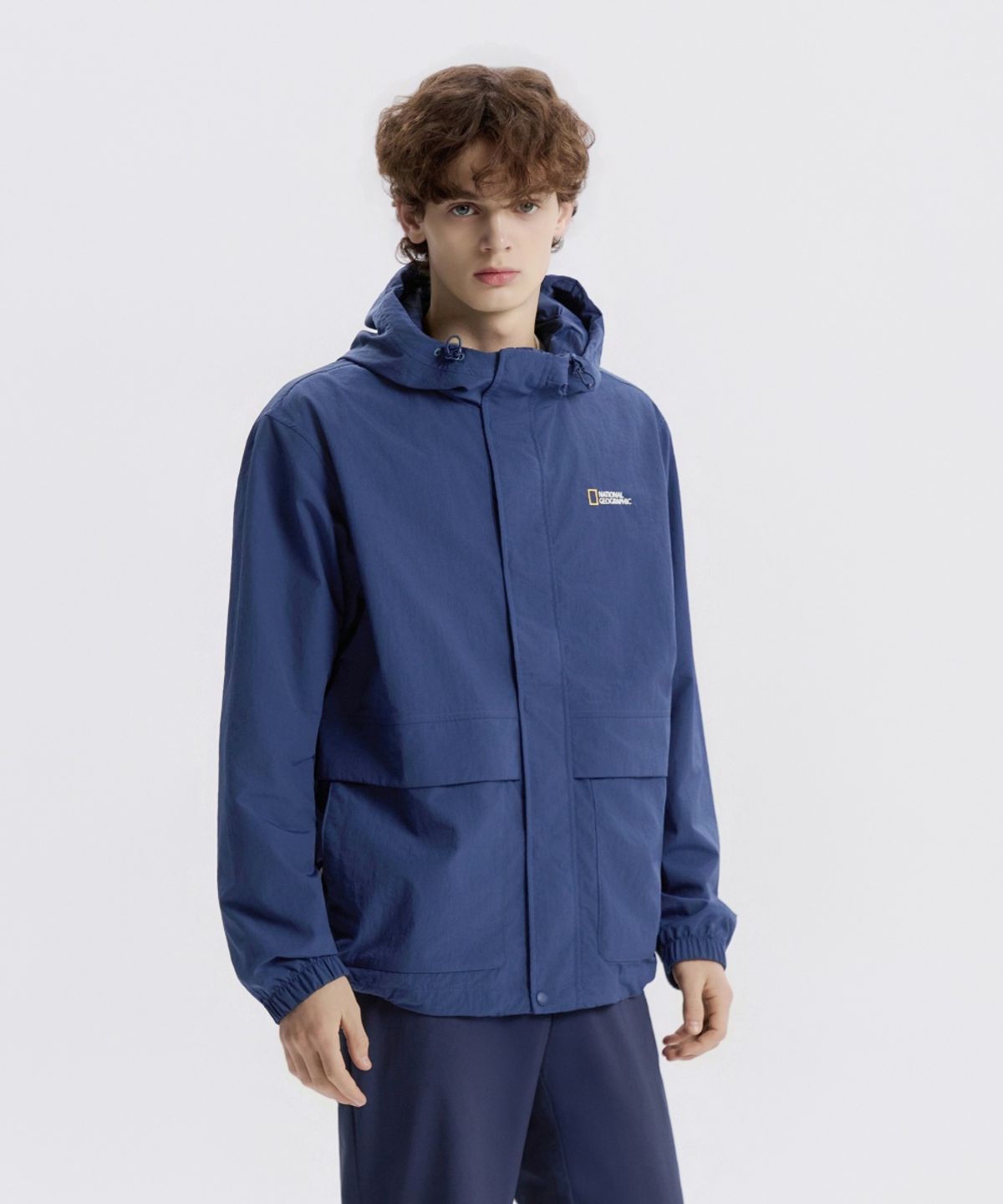 내셔널지오그래픽(NATIONALGEOGRAPHIC) N261UJP960 오르카 타슬란 후드 아웃포켓 점퍼 DARK BLUE