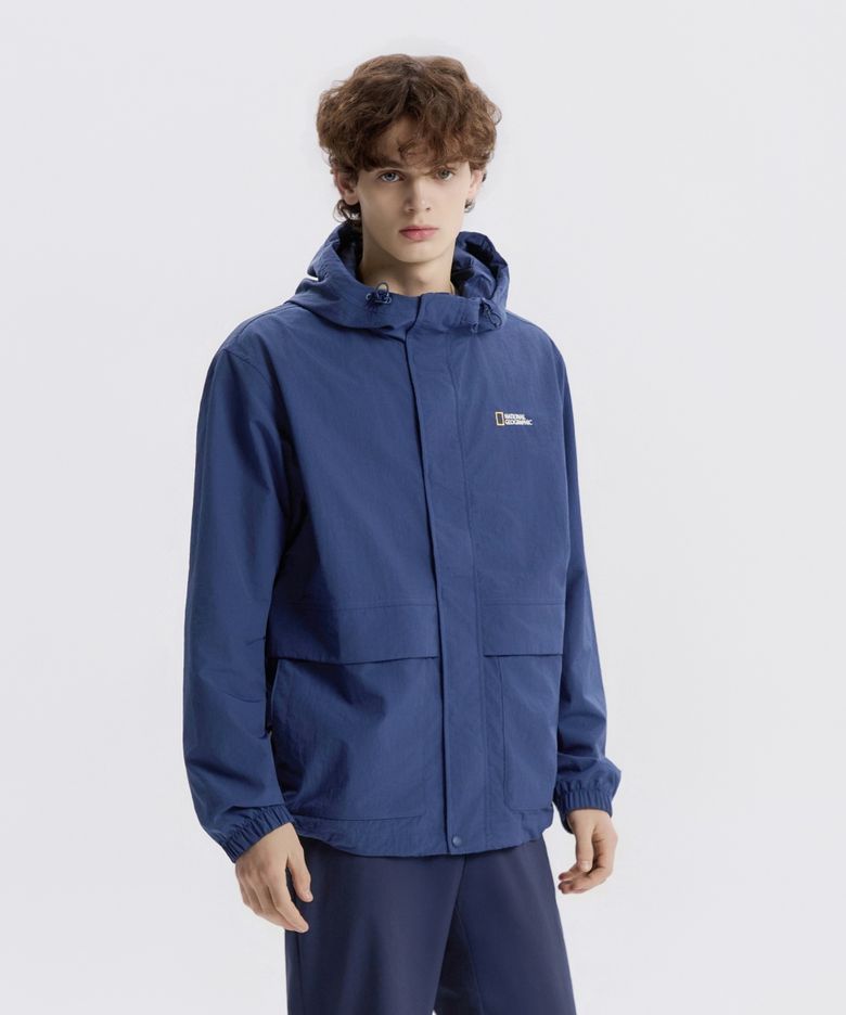 N261UJP960 오르카 타슬란 후드 아웃포켓 점퍼 DARK BLUE