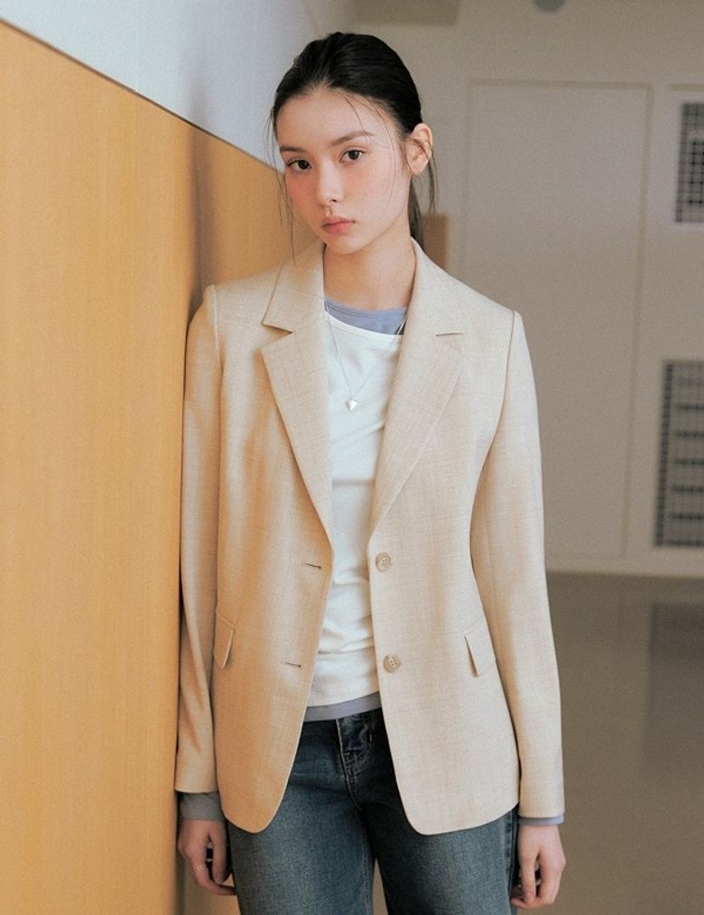 린넨라이크 긴팔 자켓 RMJKG24R11