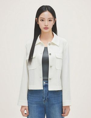 조직감 셔츠형 자켓 RMJKG24R13