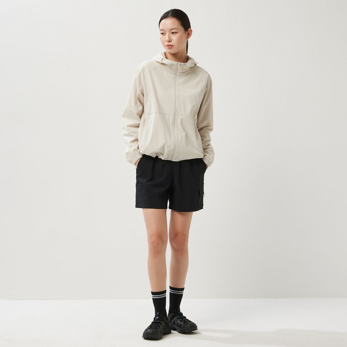 컬럼비아(COLUMBIA) 여성 크로스 포레스트 시어서커 자켓