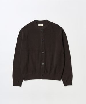미니멀 핑거홀 가디건 (브라운
