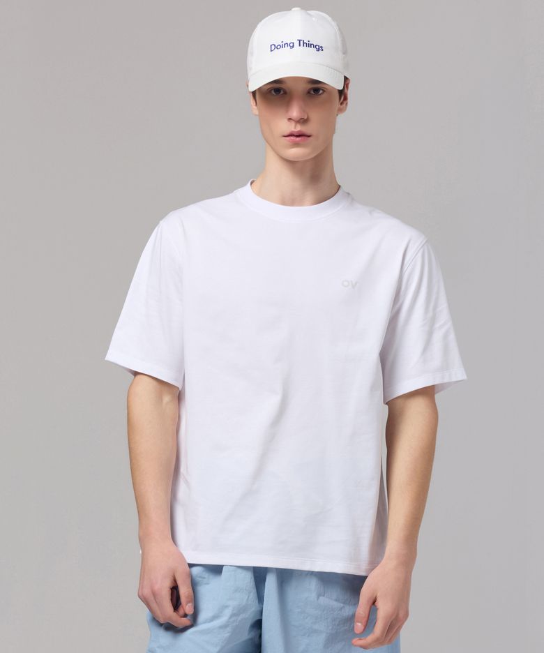 AirCorePro™ OV ALL ROUND LOGO TEE (WHITE)