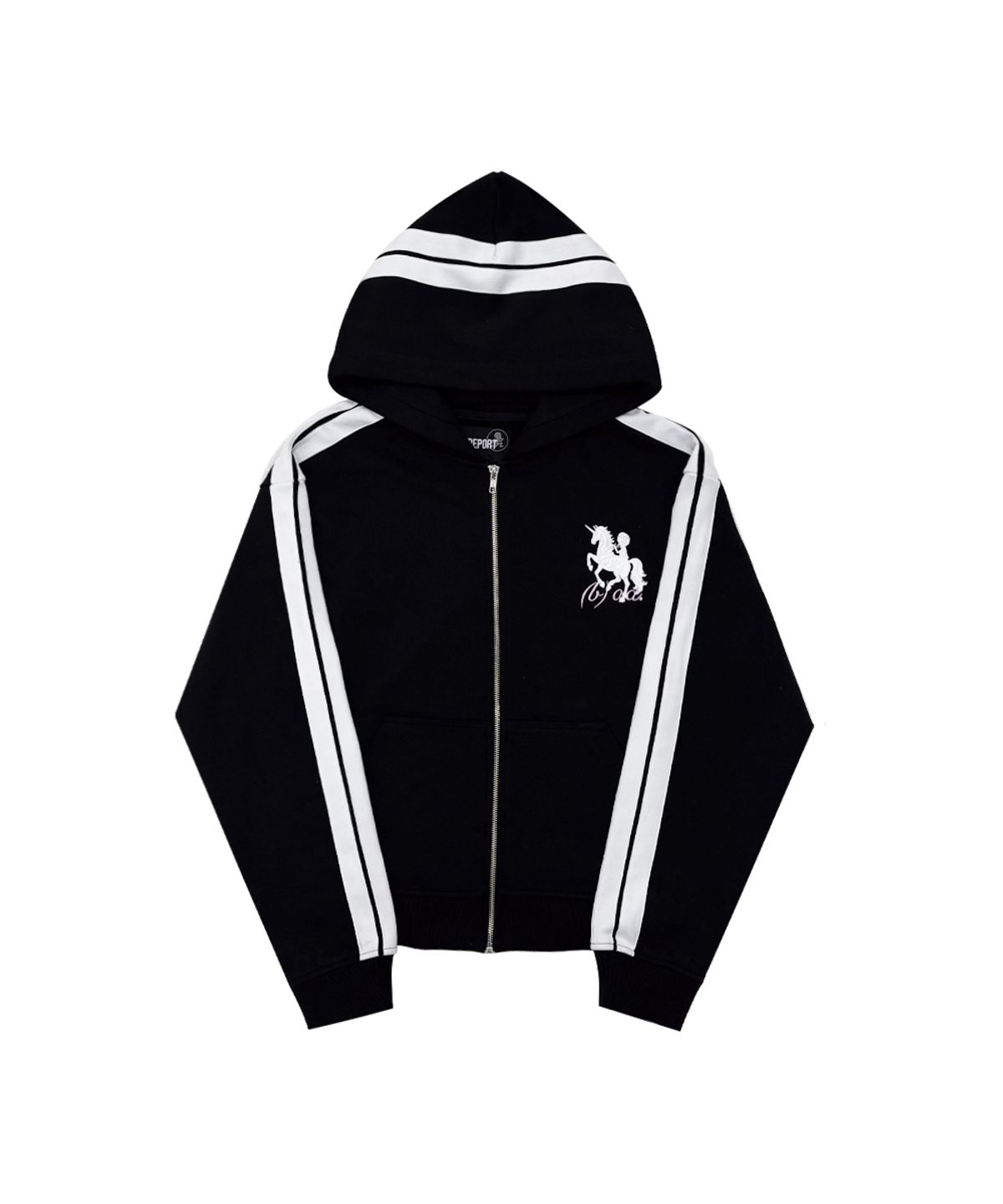 제노리포트(XENOREPORT) BAD KID ZIP HOODIE