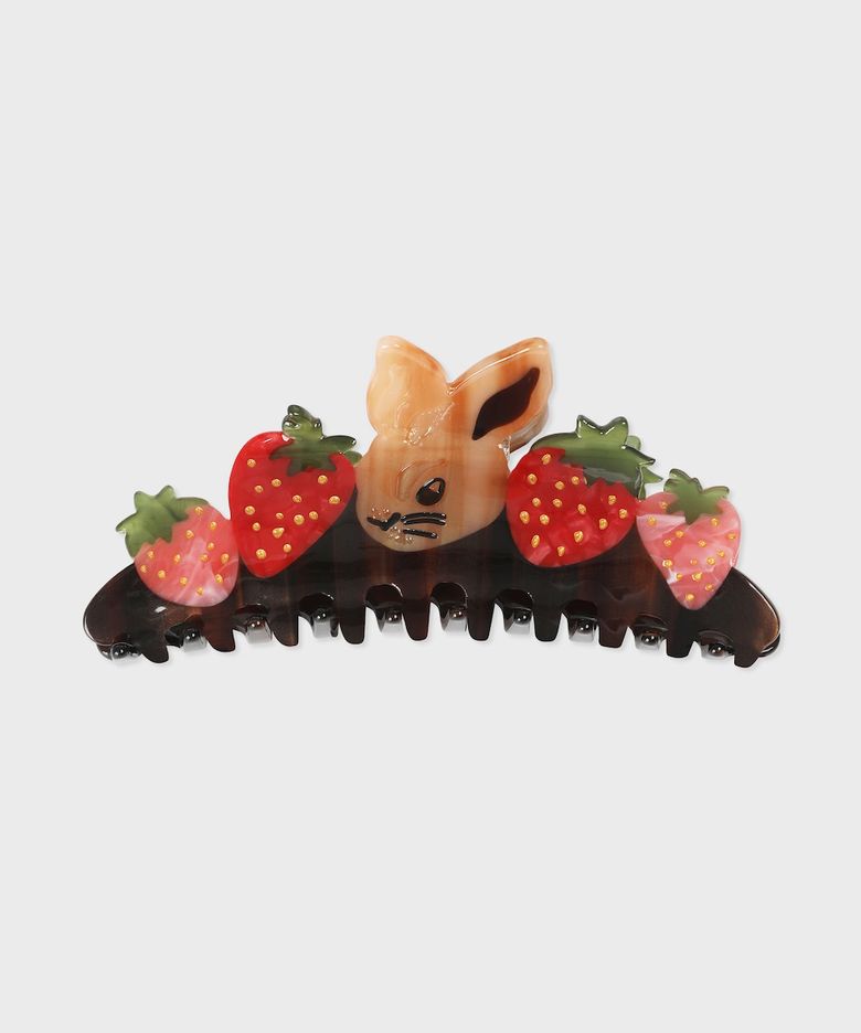 NAT hair clip strawberry paco