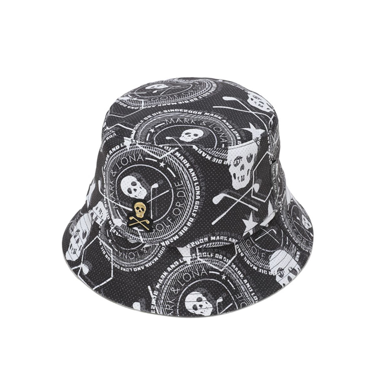 마크앤로나(MARK&LONA) U GN BIG SKULL PATTERN BUCKET HAT LS1YJ08U
